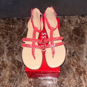 Aerosoles Women's Strappy Red Sandals